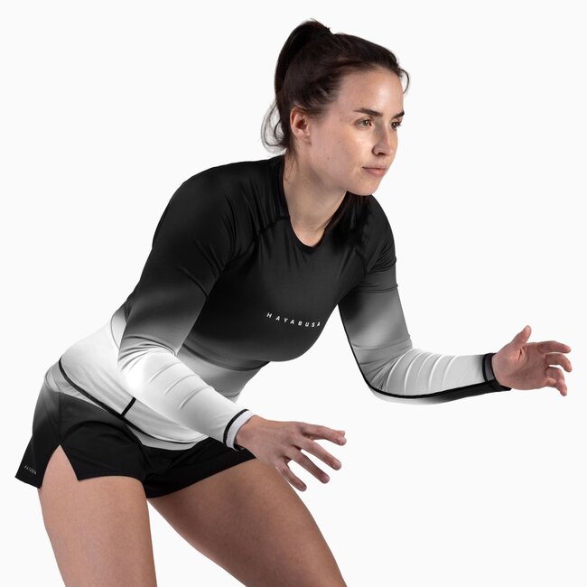 Hayabusa Apex Nova Rashguard Dames Lange Mouw – Cosmic Grey