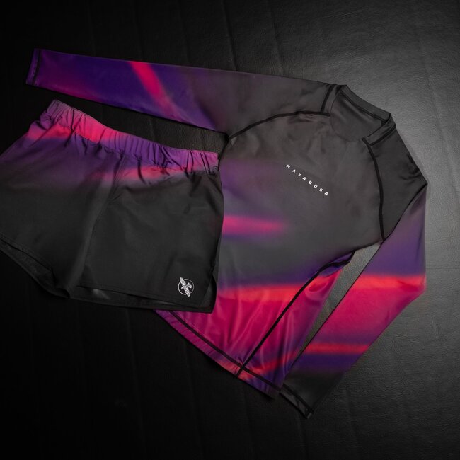 Hayabusa Apex Nova Rashguard Dames Lange Mouw – Ultraviolet Purple