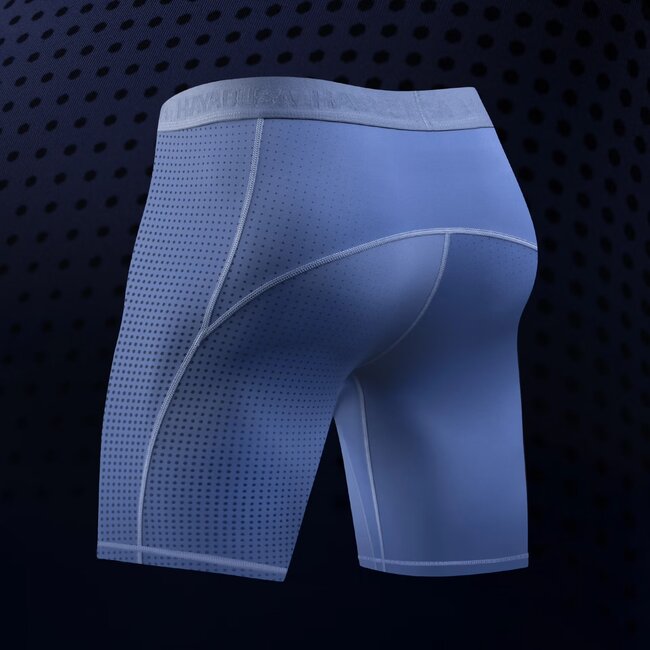 Hayabusa Apex Core Vale Tudo Short Heren – Blauw