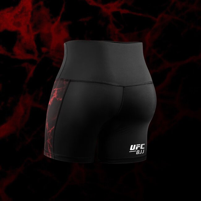 Hayabusa UFC BJJ Vale Tudo Short Dames – Zwart/Rood