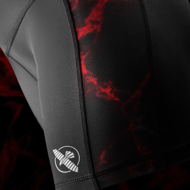 Hayabusa UFC BJJ Vale Tudo Short Dames – Zwart/Rood
