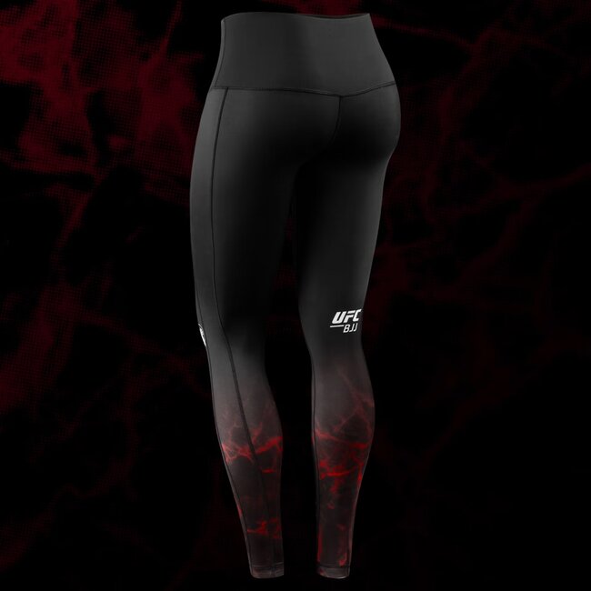 Hayabusa UFC BJJ Legging Dames – Zwart/Rood