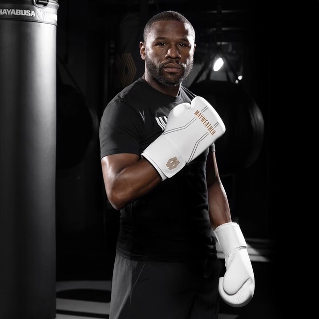 Hayabusa Mayweather Contender Bokshandschoenen – Wit/Goud