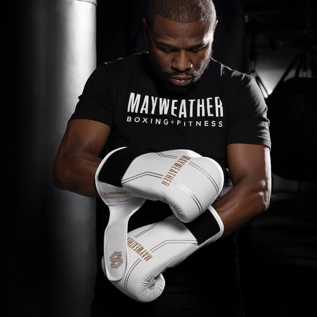 Hayabusa Mayweather Contender Bokshandschoenen – Wit/Goud