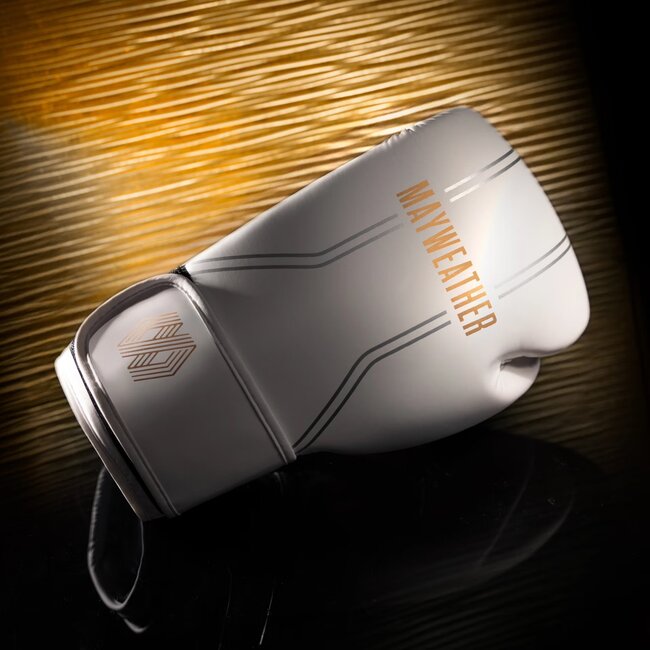 Hayabusa Mayweather Contender Bokshandschoenen – Wit/Goud