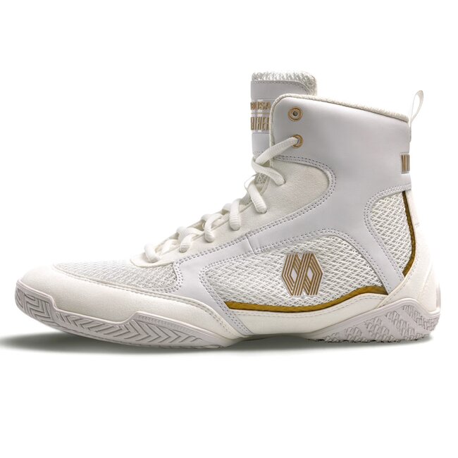 Hayabusa Mayweather Champ Boksschoenen – Wit/Goud