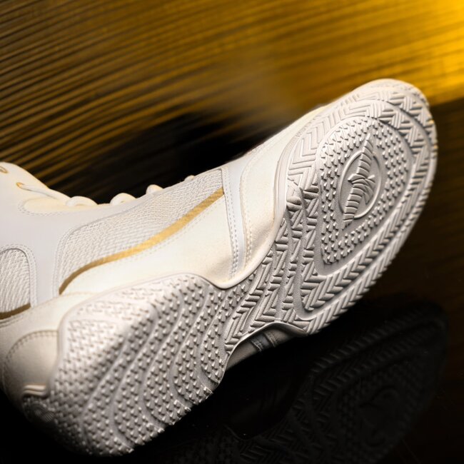 Hayabusa Mayweather Champ Boksschoenen – Wit/Goud