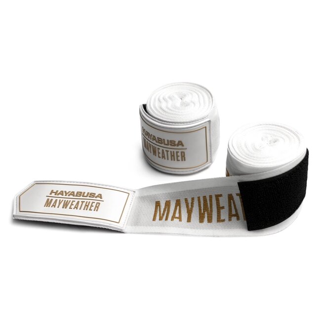 Hayabusa Mayweather Stretch Bandages 180 inch – Wit/Goud