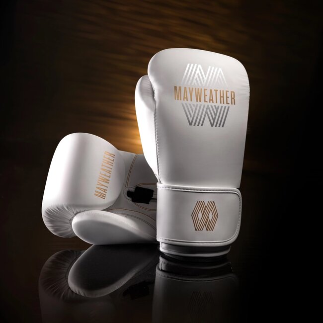 Hayabusa Mayweather Core Bokshandschoenen – Wit/Goud