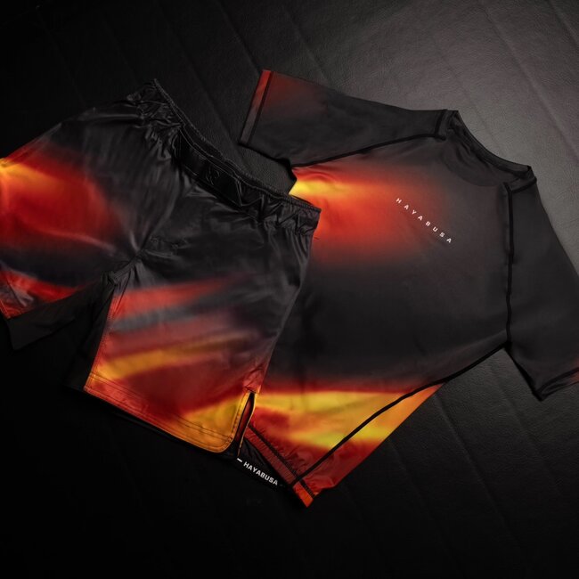 Hayabusa Apex Nova 3/4 Thigh Fightshort Heren – Sunburst Orange