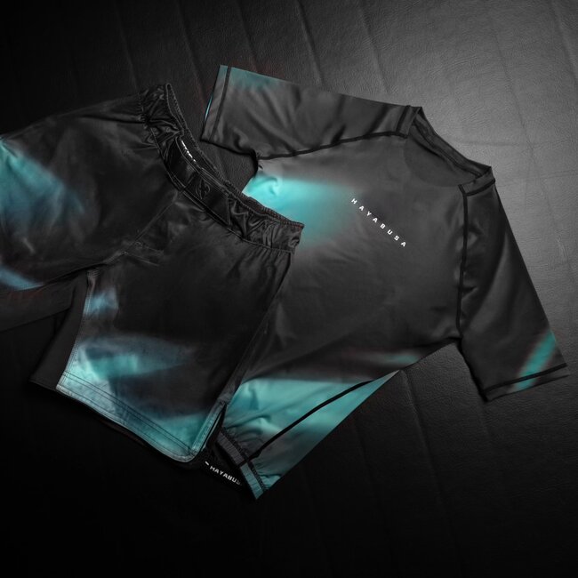 Hayabusa Apex Nova Fightshort Heren 3/4 Thigh – Aurora Teal