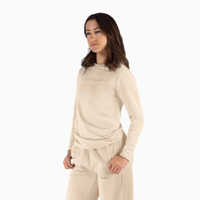 Hayabusa Essential T-shirt Lange Mouw Unisex – Sandstone Beige