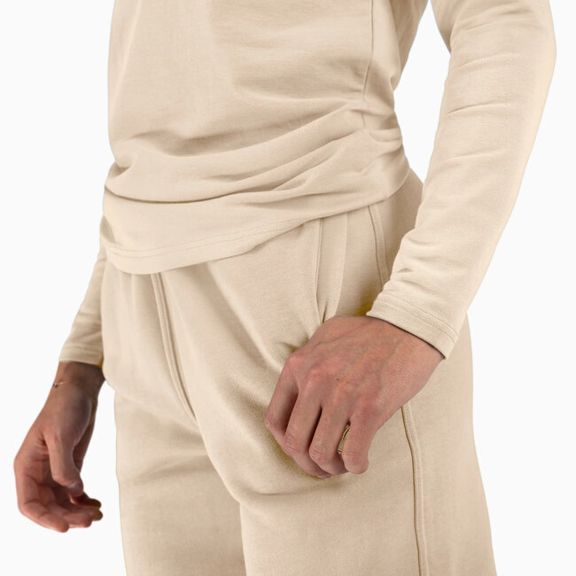 Hayabusa Essential T-shirt Lange Mouw Unisex – Sandstone Beige