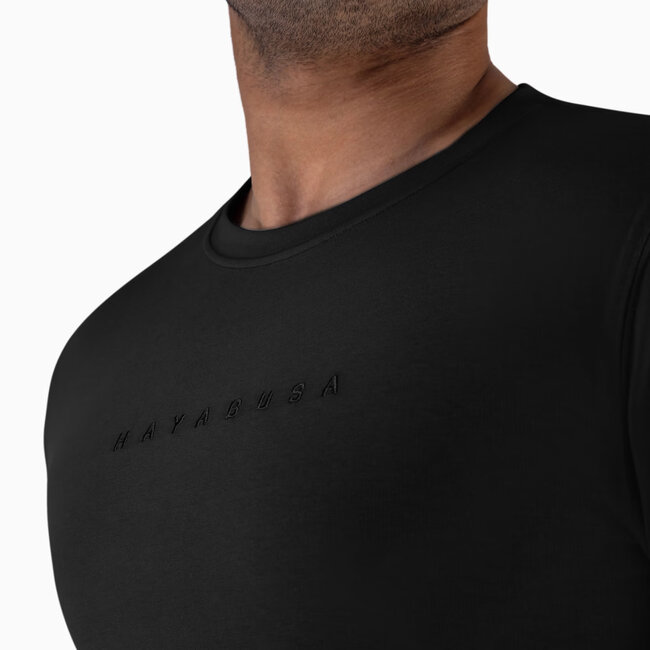 Hayabusa Essential T-shirt Lange Mouw Unisex – Eclipse Black