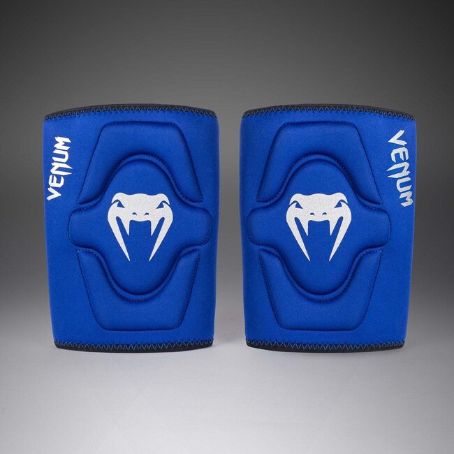 Venum Kontact Kniebeschermers – Royal Blue/Zilver