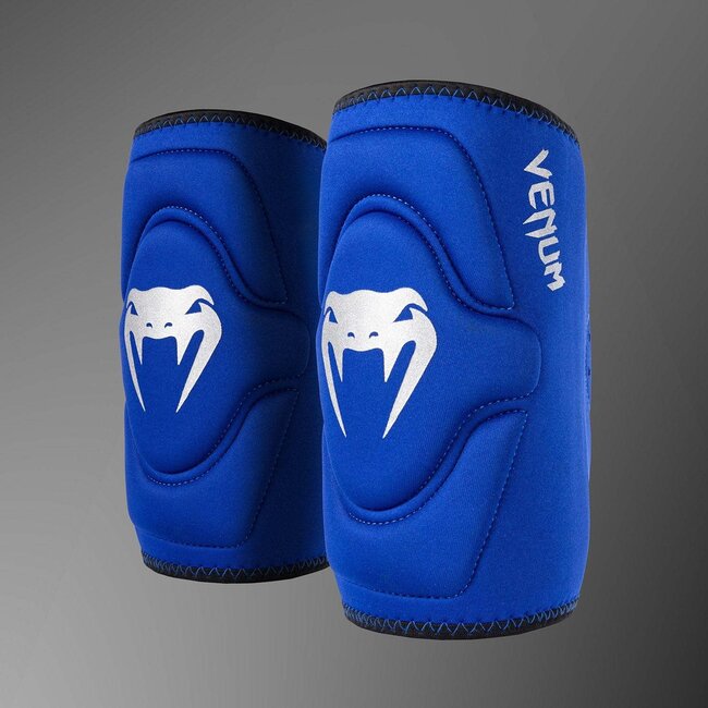 Venum Kontact Kniebeschermers – Royal Blue/Zilver