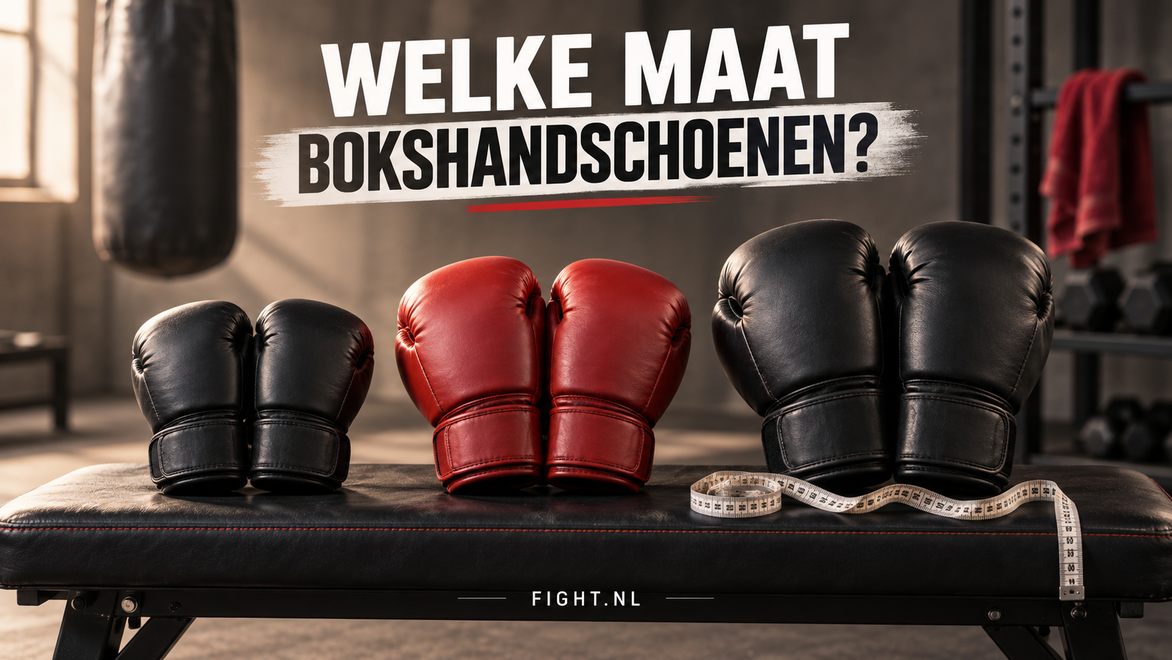 Welke maat bokshandschoenen heb ik nodig?
