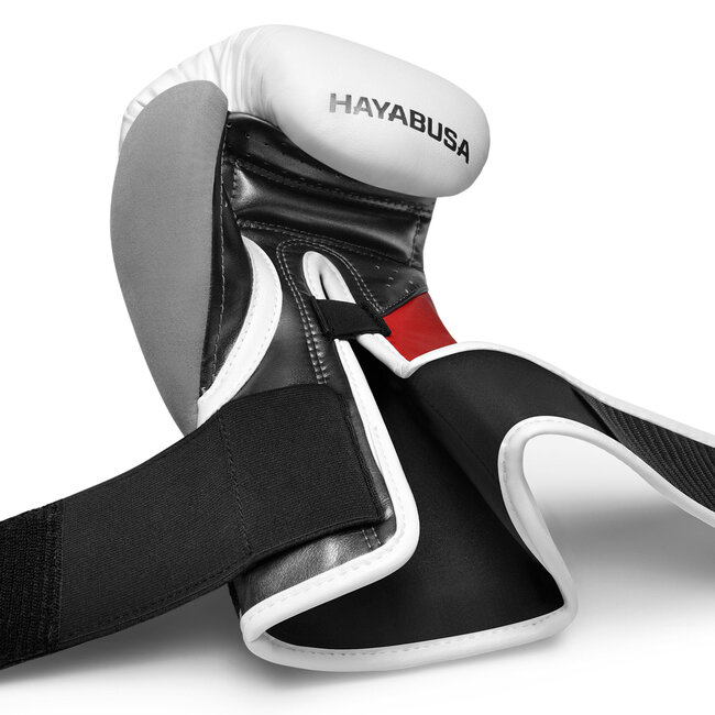 Hayabusa T3 Special Edition Bokshandschoenen – Wit/Rood – Voor Boksen, Kickboksen & MMA