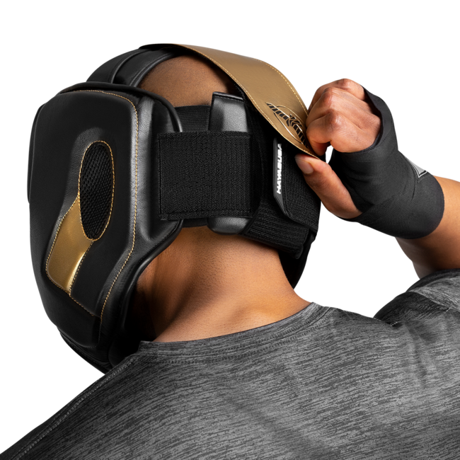 Hayabusa T3 MMA Headgear – Zwart/Goud