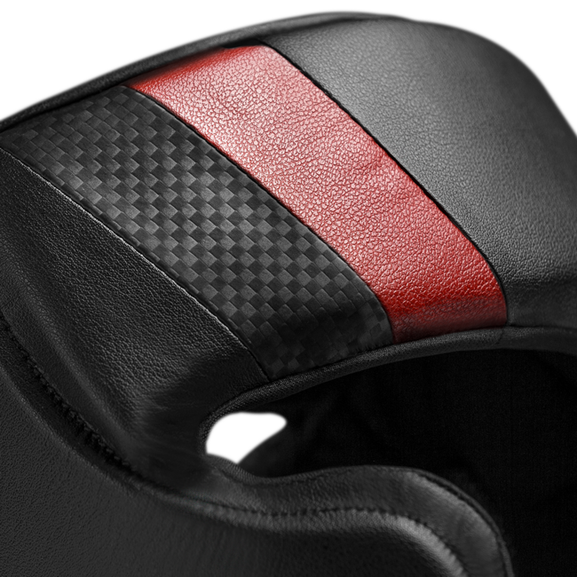 Hayabusa T3 MMA Headgear – Zwart/Rood