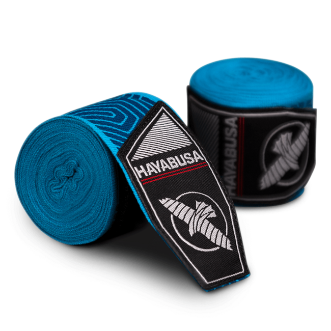 Hayabusa Perfect Stretch Bandages – Blauw Geo –