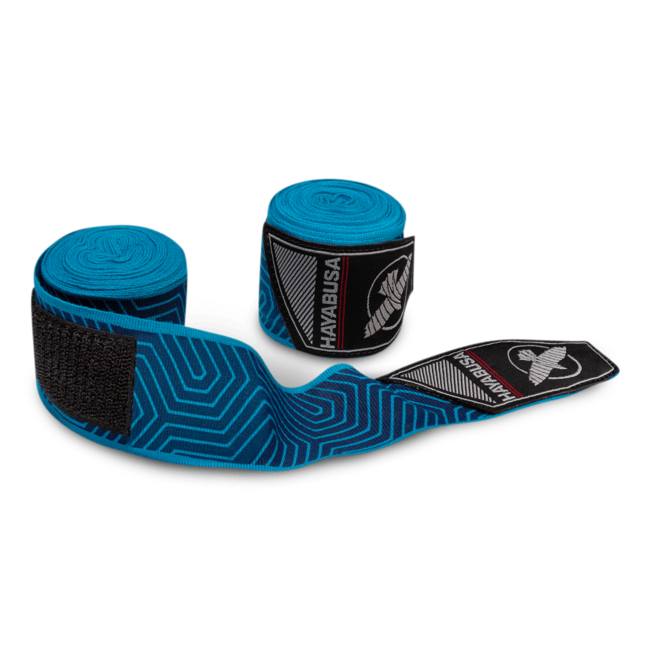 Hayabusa Perfect Stretch Bandages – Blauw Geo –