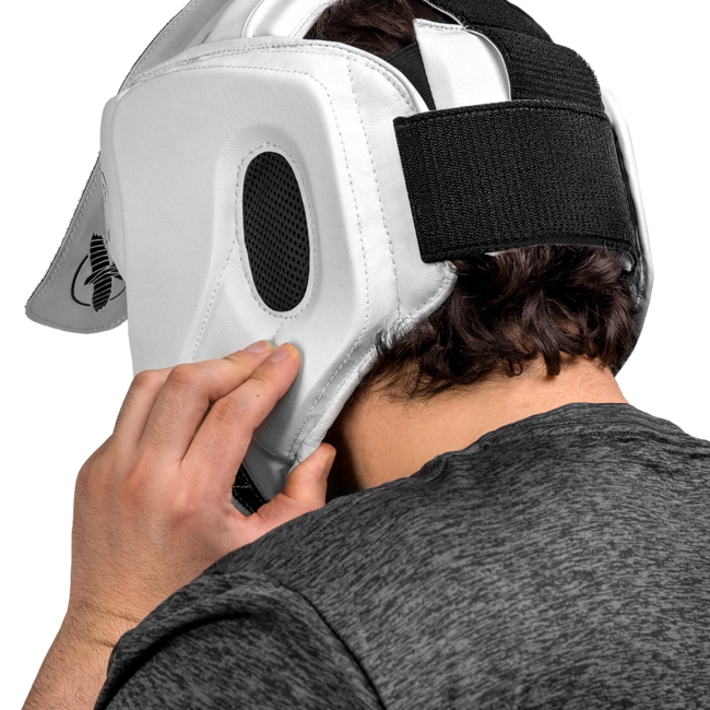 Hayabusa T3 Boxing Headgear – Wit/Zwart