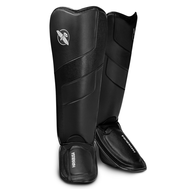 Hayabusa T3 Full-Back Scheenbeschermers - Zwart