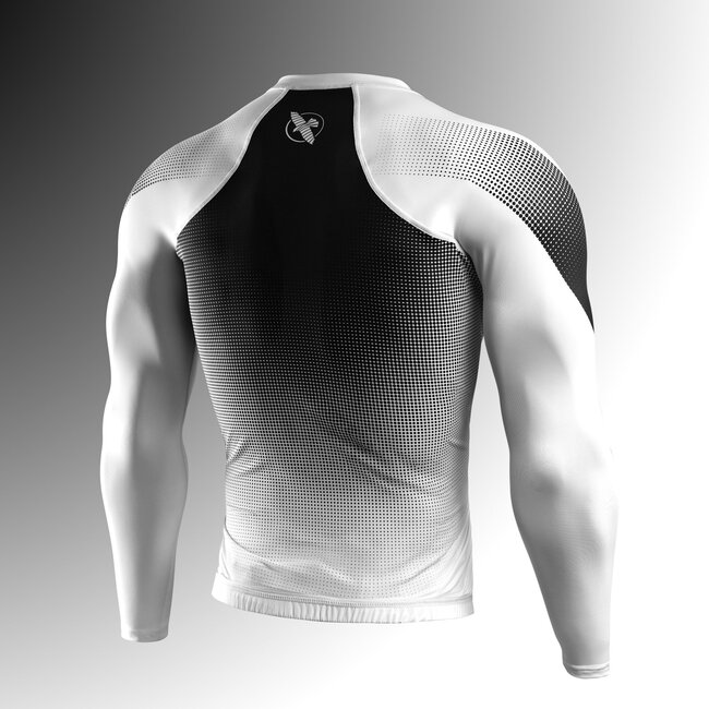 Hayabusa Pro Ranked Rashguard Heren Lange Mouw – Wit
