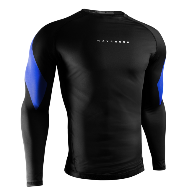 Hayabusa Pro Ranked Rashguard Heren Lange Mouw – Blauw