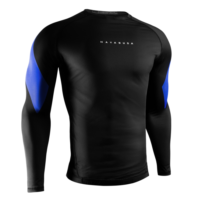 Hayabusa Pro Ranked Rashguard Heren Lange Mouw – Blauw