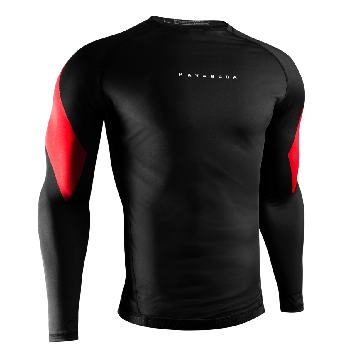 Hayabusa Pro Ranked Rashguard homme manches longues – noir