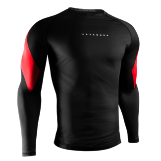 Hayabusa Pro Ranked Rashguard Heren Lange Mouw – Zwart
