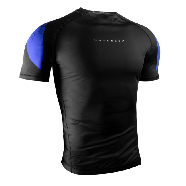 Hayabusa Pro Ranked Rashguard Heren Korte Mouw – Blauw