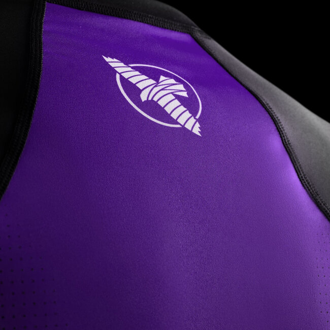 Hayabusa Pro Ranked Rashguard Heren Korte Mouw – Paars