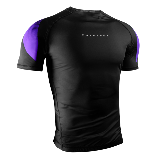 Hayabusa Pro Ranked Rashguard Heren Korte Mouw – Paars