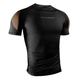 Hayabusa Pro Ranked Rashguard Heren Korte Mouw – Bruin