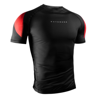 Hayabusa Pro Ranked Rashguard Heren Korte Mouw – Zwart