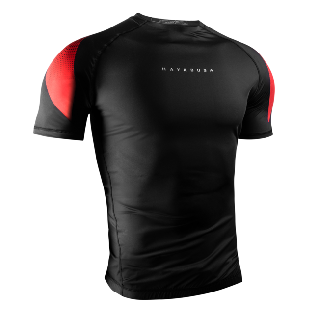 Hayabusa Pro Ranked Rashguard Heren Korte Mouw – Zwart