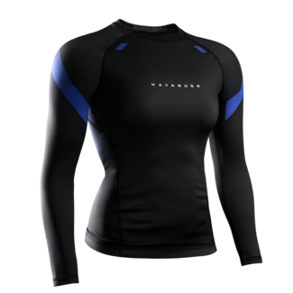 Hayabusa Pro Ranked Rashguard Dames Lange Mouw – Blauw