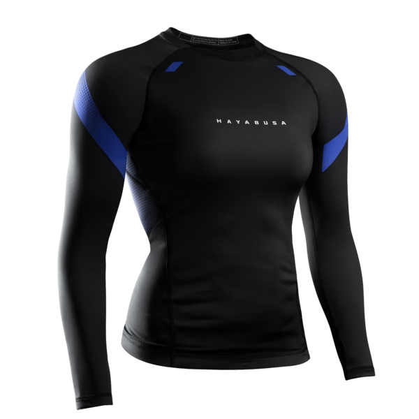 Hayabusa Pro Ranked Rashguard femme manches longues – bleu
