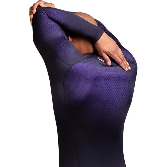Hayabusa Fusion Rashguard Lange Mouw – Zwart/Paars