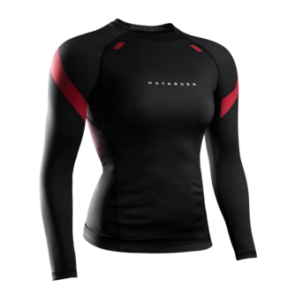 Hayabusa Pro Ranked damesrashguard lange mouwen – Zwart