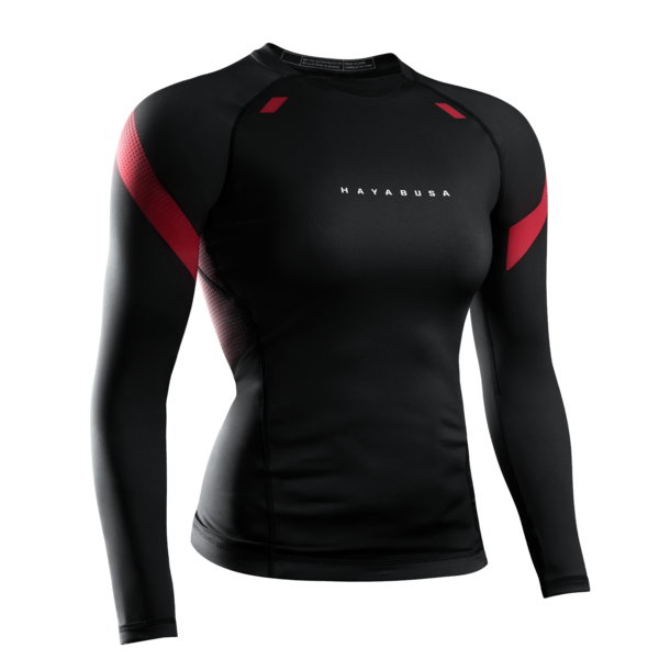 Hayabusa Pro Ranked rashguard femme manches longues – noir