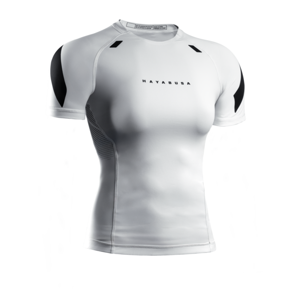 Hayabusa Pro Ranked rashguard femme manches courtes – blanc