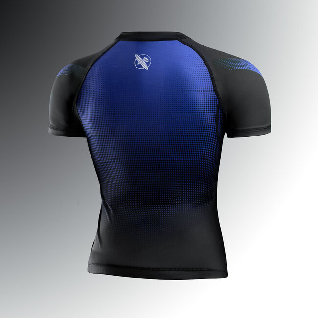 Hayabusa Pro Ranked damesrashguard korte mouwen – Blauw