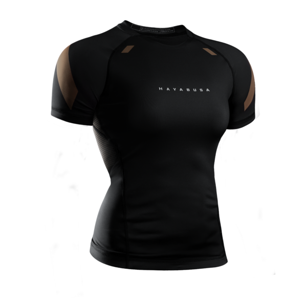 Hayabusa Pro Ranked rashguard femme manches courtes – marron
