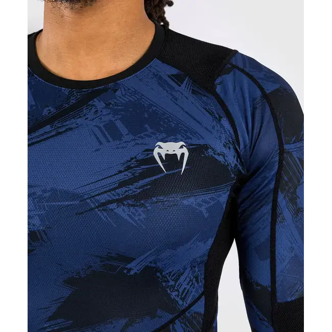 Venum Electron 3.0 Rashguard lange mouw - Marine