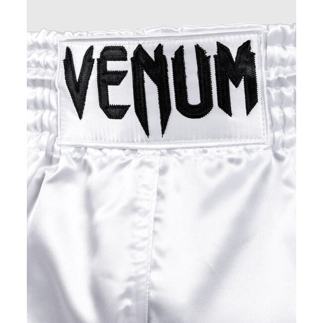 Venum MUAY THAI SHORTS CLASSIC - WHITE/BLACK