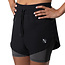 Hayabusa Mid Rise Layered damesshort – Zwart